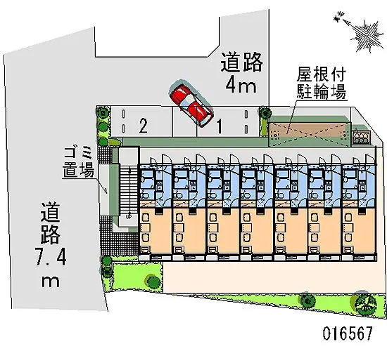 ★手数料０円★東久留米市本町　月極駐車場（LP）